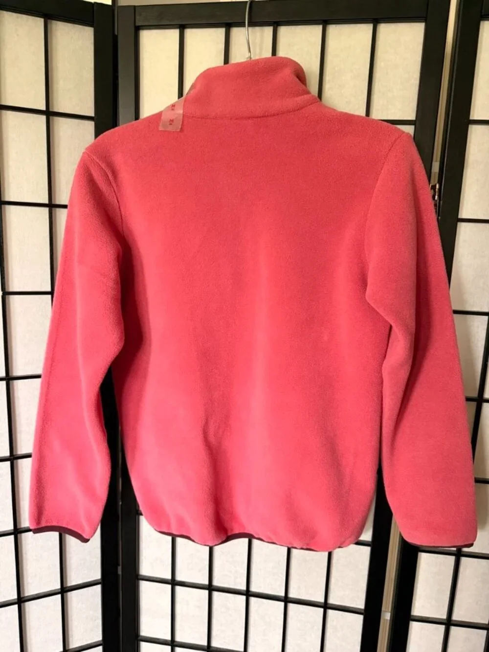 Jack Wolfskin Girls Coral Pink Full Zip Fleece Jacket Youth M 11-12